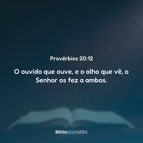 Provérbios 20:12
