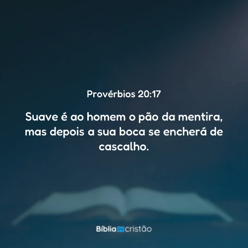 Provérbios 20:17