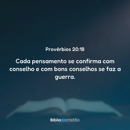 Provérbios 20:18