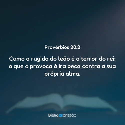Provérbios 20:2