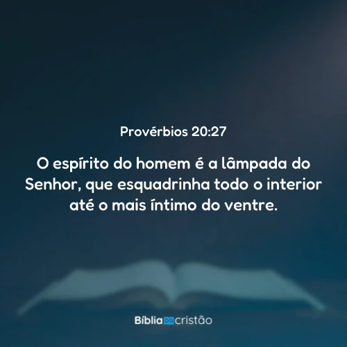 Provérbios 20:27