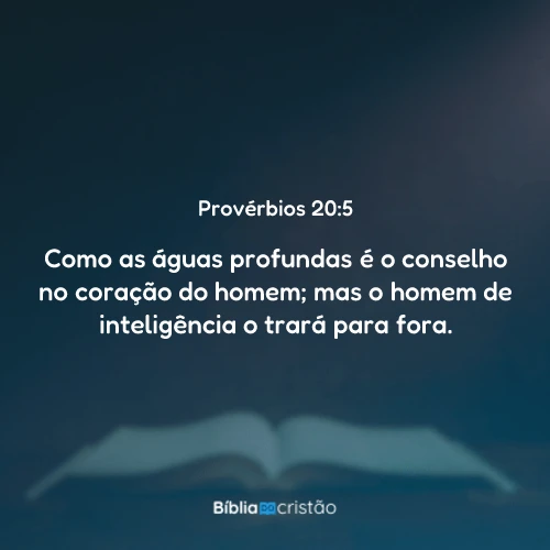 Provérbios 20:5