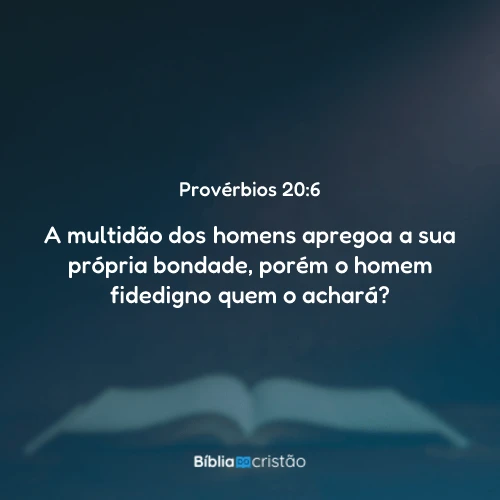 Provérbios 20:6