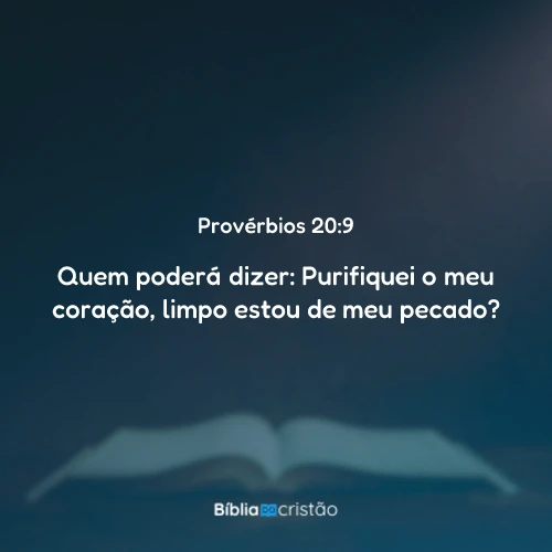 Provérbios 20:9