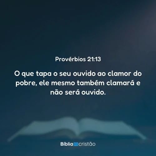 Provérbios 21:13