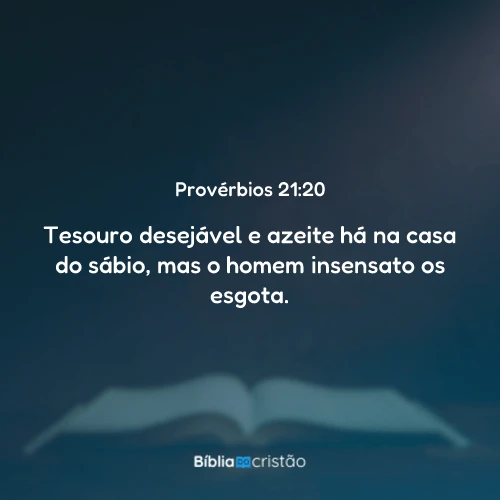 Provérbios 21:20