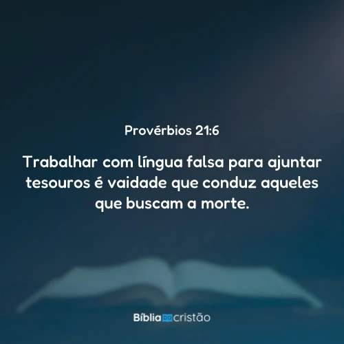 Provérbios 21:6