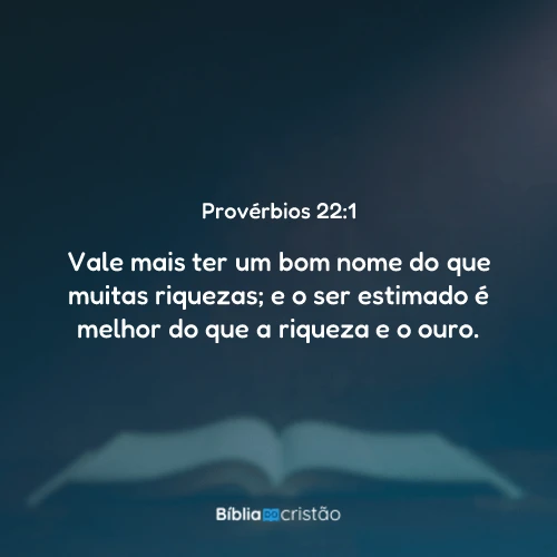 Provérbios 22:1