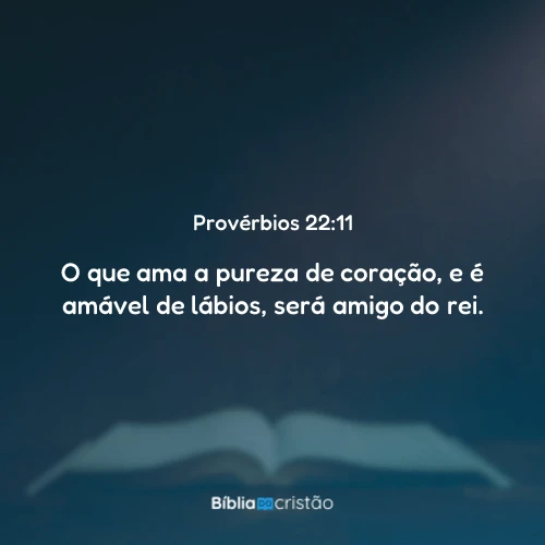 Provérbios 22:11