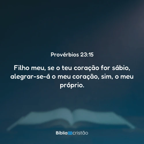 Provérbios 23:15