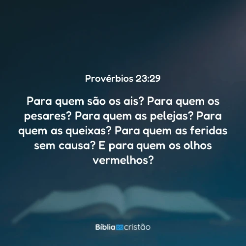 Provérbios 23:29