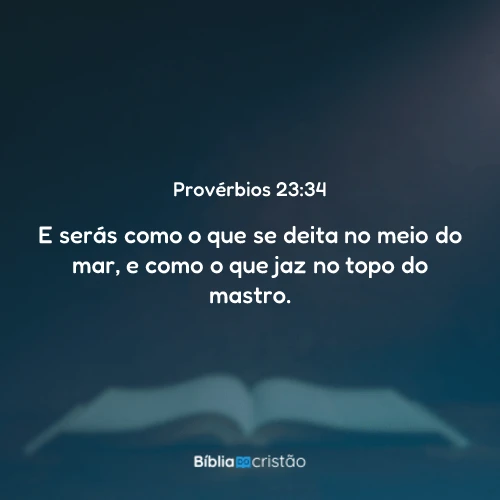 Provérbios 23:34