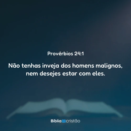 Provérbios 24:1