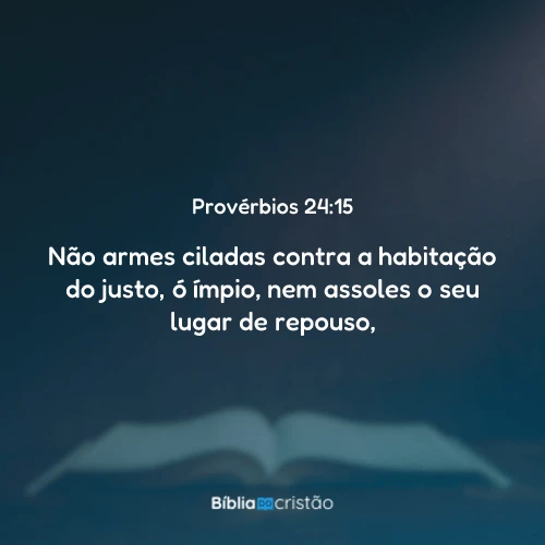 Provérbios 24:15