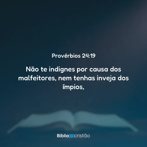 Provérbios 24:19