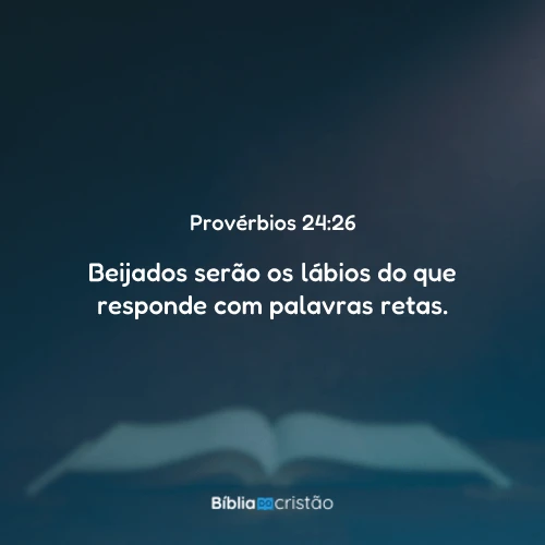 Provérbios 24:26