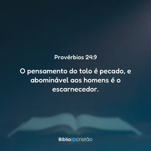 Provérbios 24:9