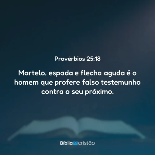 Provérbios 25:18