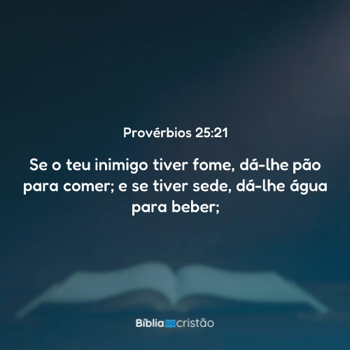 Provérbios 25:21