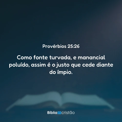 Provérbios 25:26