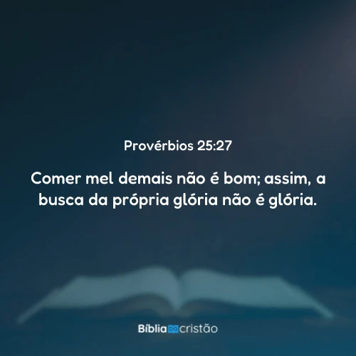 Provérbios 25:27