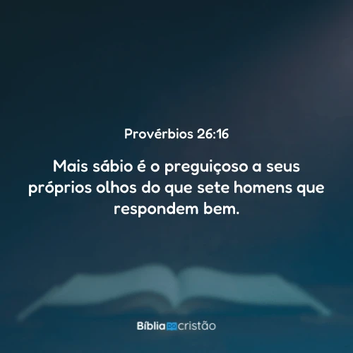 Provérbios 26:16