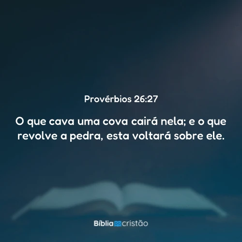 Provérbios 26:27