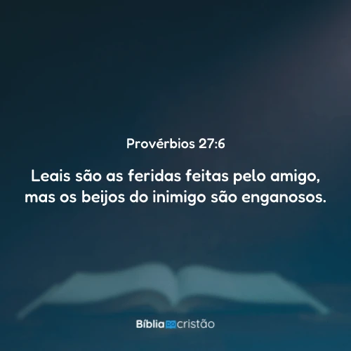 Provérbios 27:6