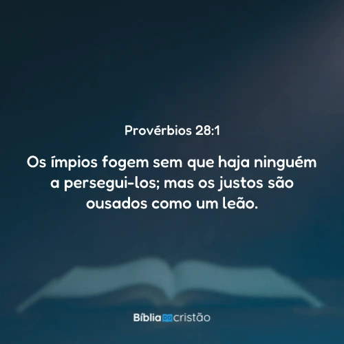 Provérbios 28:1