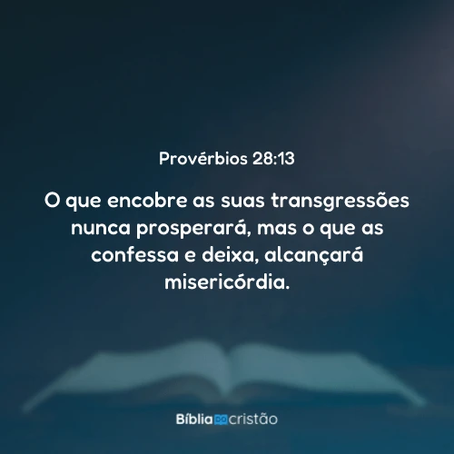 Provérbios 28:13