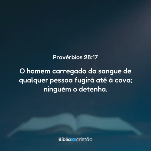 Provérbios 28:17