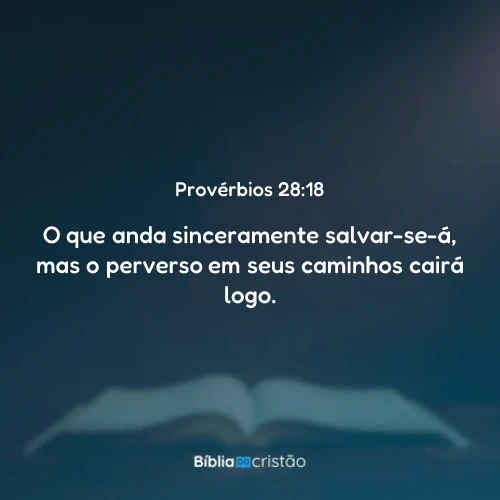 Provérbios 28:18