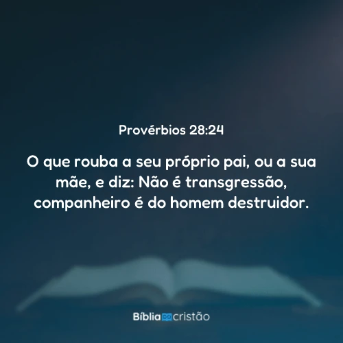 Provérbios 28:24