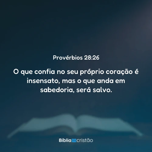 Provérbios 28:26