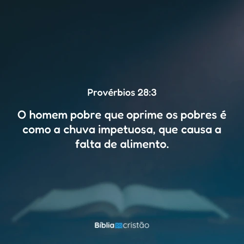 Provérbios 28:3