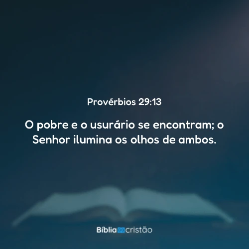 Provérbios 29:13