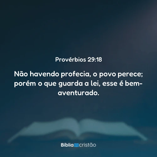 Provérbios 29:18