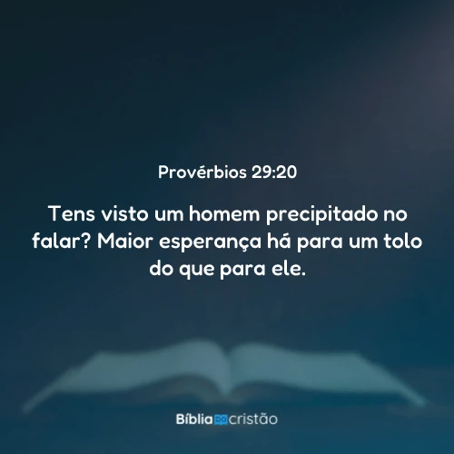 Provérbios 29:20