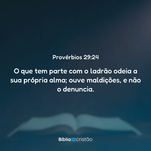 Provérbios 29:24