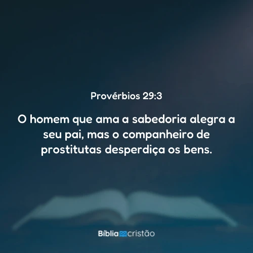 Provérbios 29:3