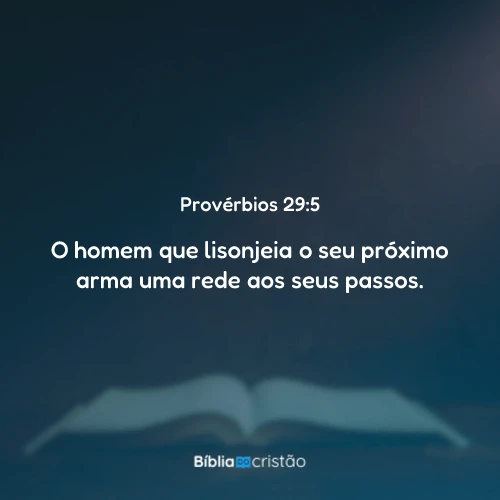 Provérbios 29:5