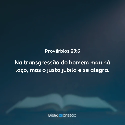Provérbios 29:6