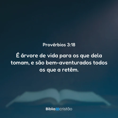 Provérbios 3:18