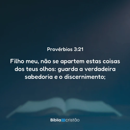 Provérbios 3:21