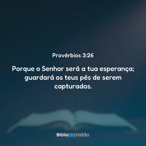 Provérbios 3:26