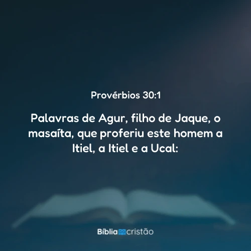 Provérbios 30:1