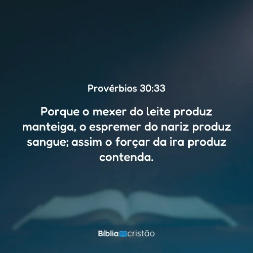 Provérbios 30:33