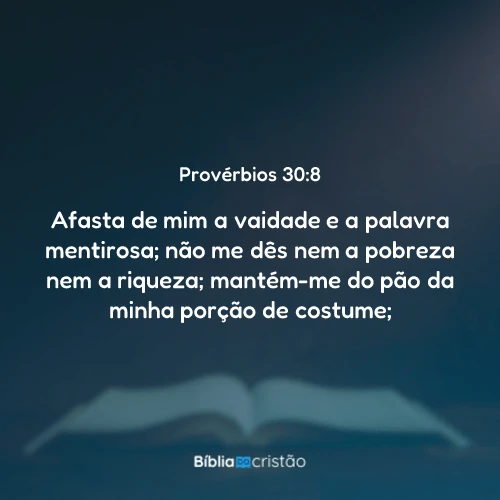 Provérbios 30:8