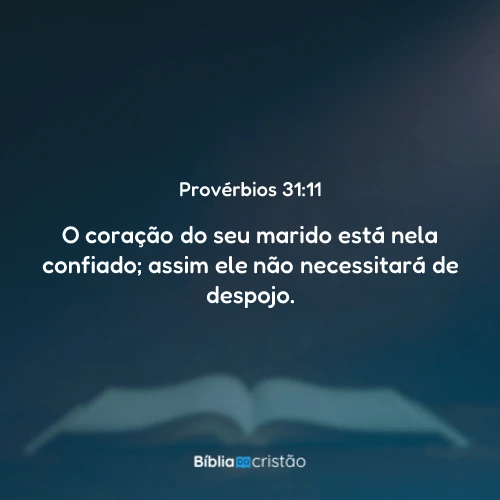 Provérbios 31:11