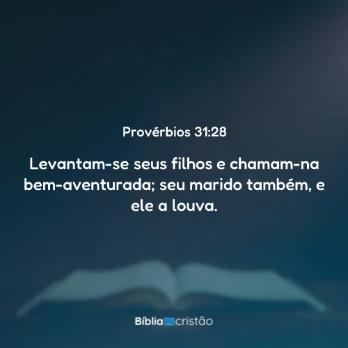 Provérbios 31:28
